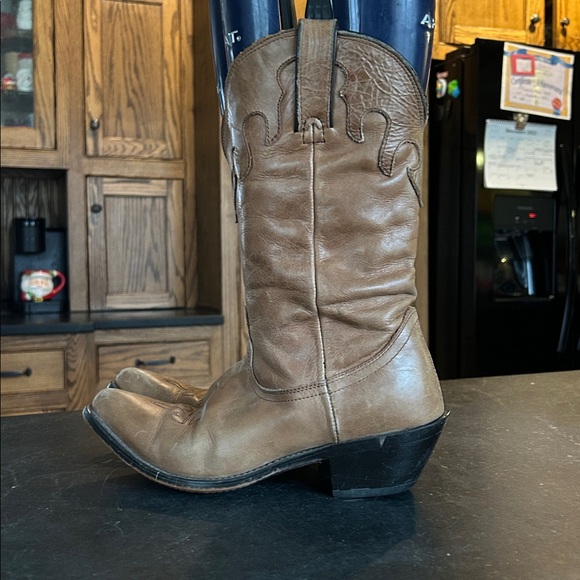 Durango Western Cowboy Cowgirl Boots Pointy Toe Distressed Brown‎ Womens size 7 - Picture 4 of 11
